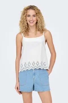 Blusa regular fit tirantes
