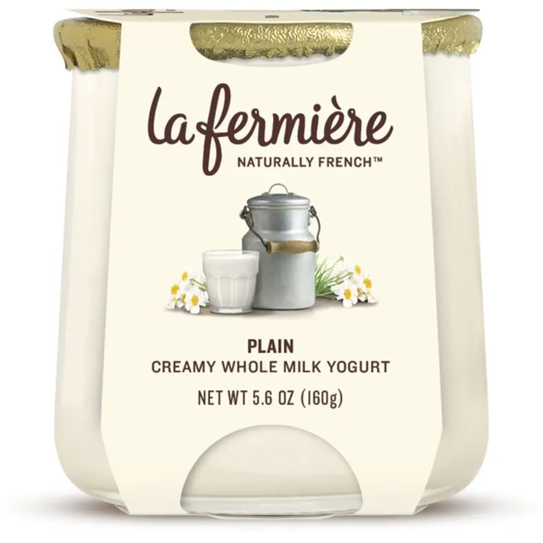 La Fermière Creamy French Yogurt, Plain Whole Milk