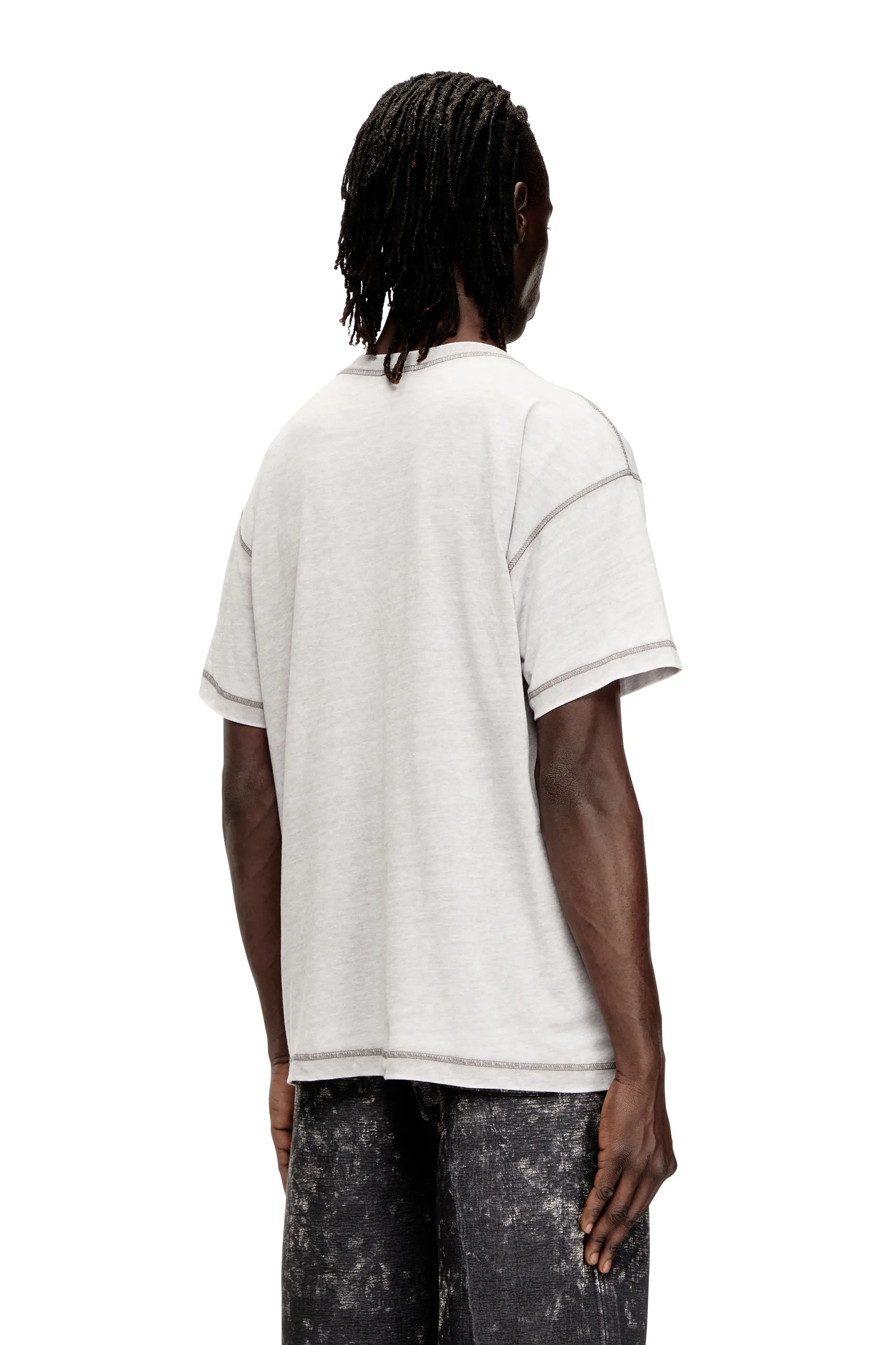 Regular T-shirt with print and studs