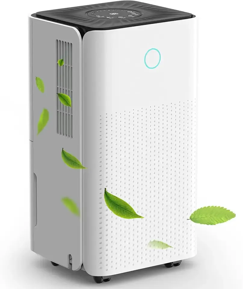 2000 Sq.ft Dehumidifier for Basement, LUKO 30 Pint Dehumidifier with Drain Hose for Continuous Drainage, Intelligent Humidity Control Panel and 24H Timer, 3 Modes, Child Lock, Auto Defrost