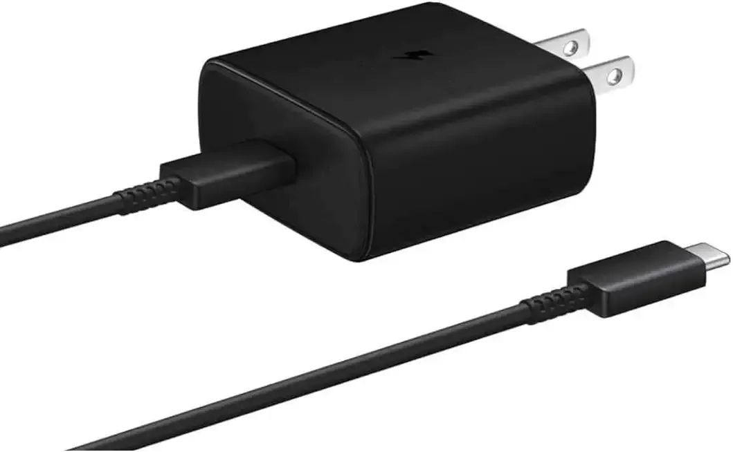45W Super Fast Charging USB-C Wall Charger with Cable — Black
