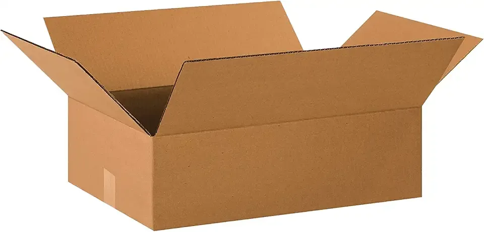 Partners Brand 20x14x6 Corrugated Cardboard Boxes, 20"L x 14"W x 6"H, Pack of 25 | Shipping, Packaging, Moving, Storage Box for Business, Strong Wholesale Bulk Boxes 20x14x6 20146