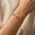 Armband in edelstaal, 5 cirkels