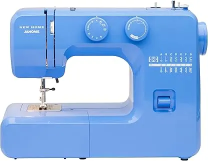 Janome Blue Couture Easy-to-Use Sewing Machine with Inte…