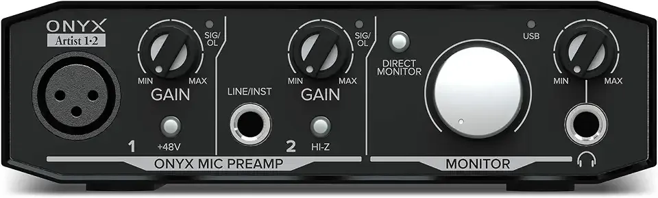 Mackie Audio Interface, Onyx Artist 1X2 USB Audio Interface (Onyx Artist 1-2)