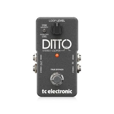 TC ELECTRONIC DITTO STEREO LOOPER PEDAL FOR GUITAR