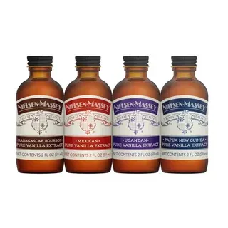 Nielsen-Massey Vanilla Extract, Around the World Gift Pack, 4-pack, 8 oz. Total