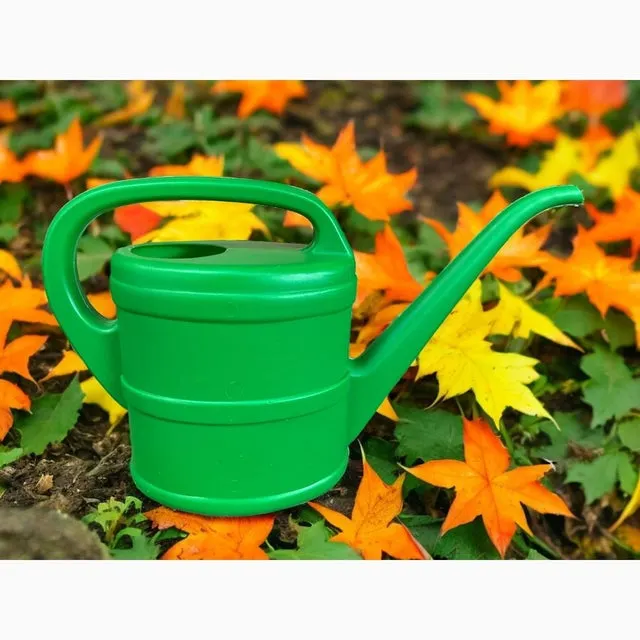 Innaffiatoio in PVC da giardino con beccuccio lungo 2 Litri Verde per piante