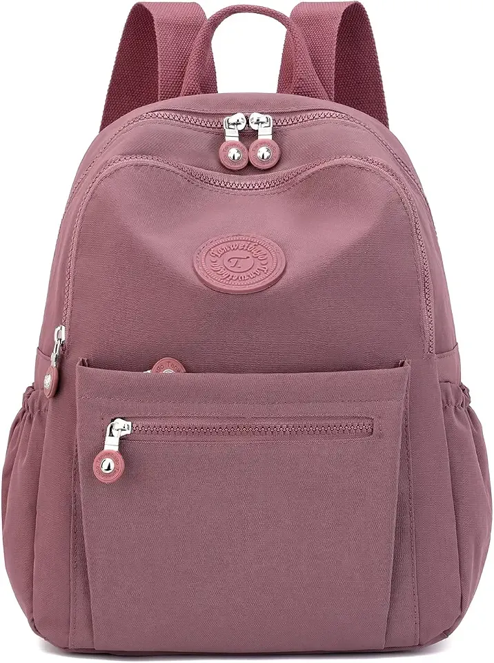 Mini Nylon Women Backpack Purse Lightweight Waterproof Travel Multi-Pockets