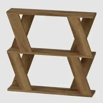 Levede 2 Tier Side Table w/ Magazine Rack