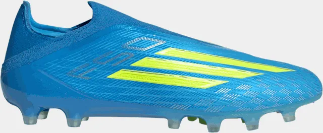 F50 Elite Laceless AG, fotballsko kunstgress, unisex - Blå