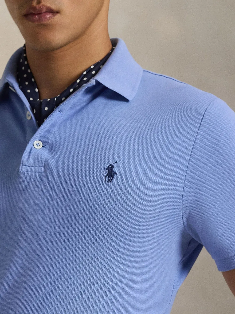STRETCH MESH POLO SHIRT