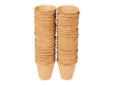 Macetas de cultivo de celulosa / Pastillas expansivas de coco / Juego de accesorios FSC XXL