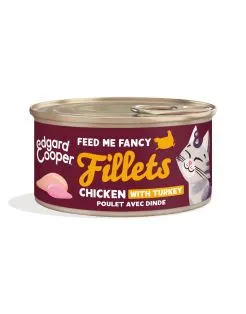 Edgard&Cooper Fillets - Natvoer - 70 g Kippenborst&Kalkoen