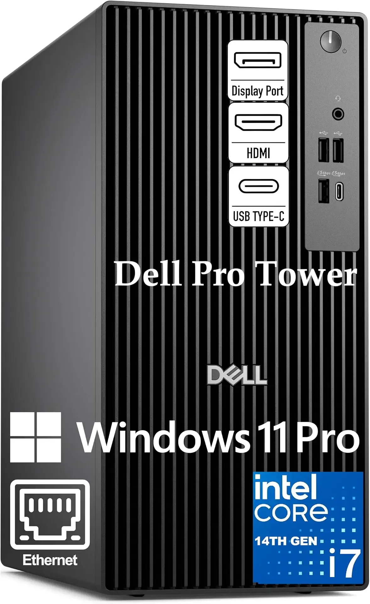 Dell Desktop Computers, Intel 20-Core i7-14700, 32GB DDR5 RAM, 1TB PCIe SSD | Dual 4K Support, Remote Work Ready, Windows 11 Pro, 2026 Pro Tower QCT1250 for Business Professionals