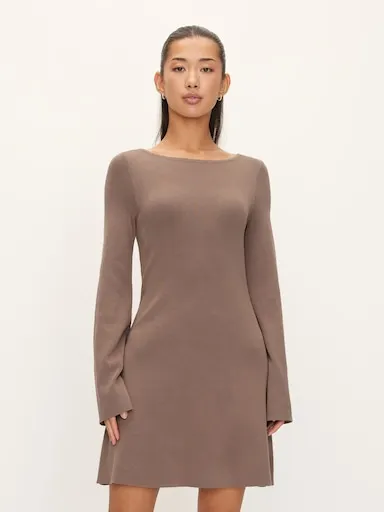 Romy Long Sleeve Knit Mini Dress