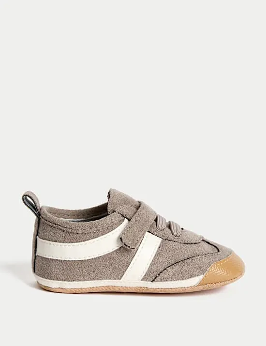 Kinderwagenschuhe mit Klettverschlussriemn für Babys (0–18 M.)