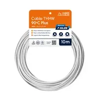 Cable Thhw 12 Awg Blanco 10 Mt