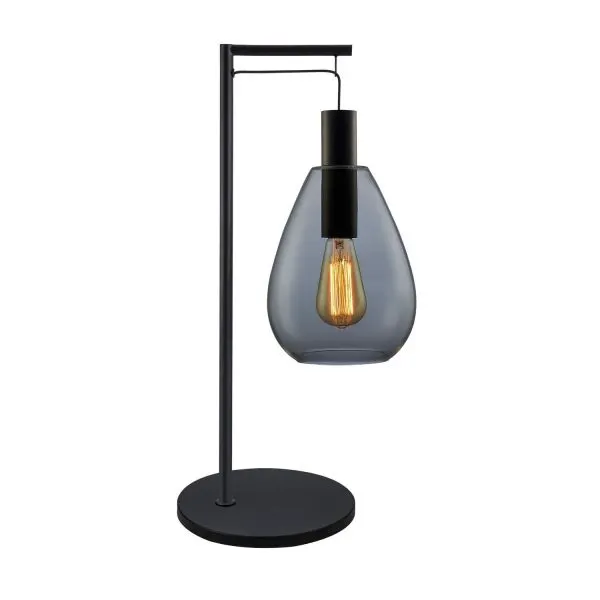 Tafellamp Felinio smoke glas 1-lichts hangend