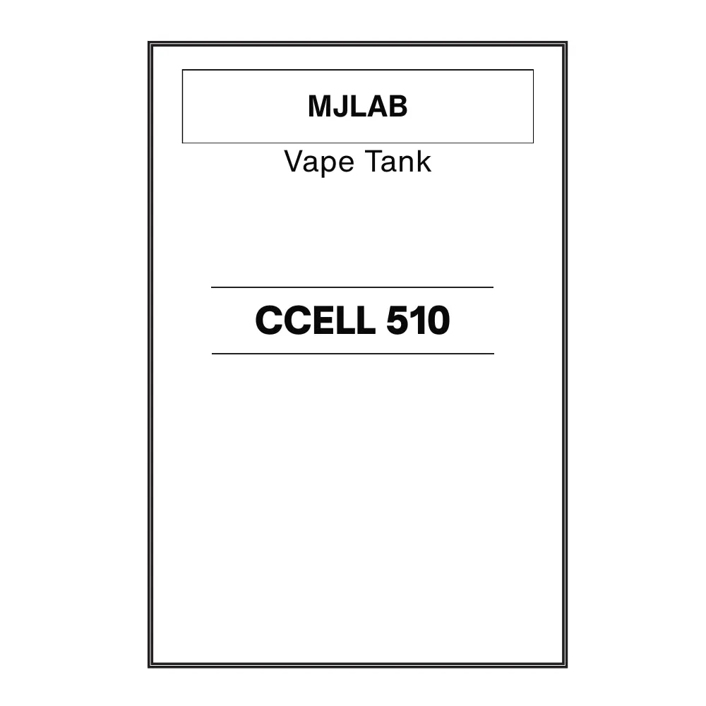 MJLab CCell 510 CBD Empty Cartridge