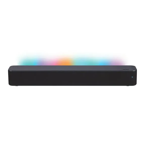 onn 20 Inch Bluetooth 2.1 Channel Soundbar with Multi-Color LED Lighting, Black