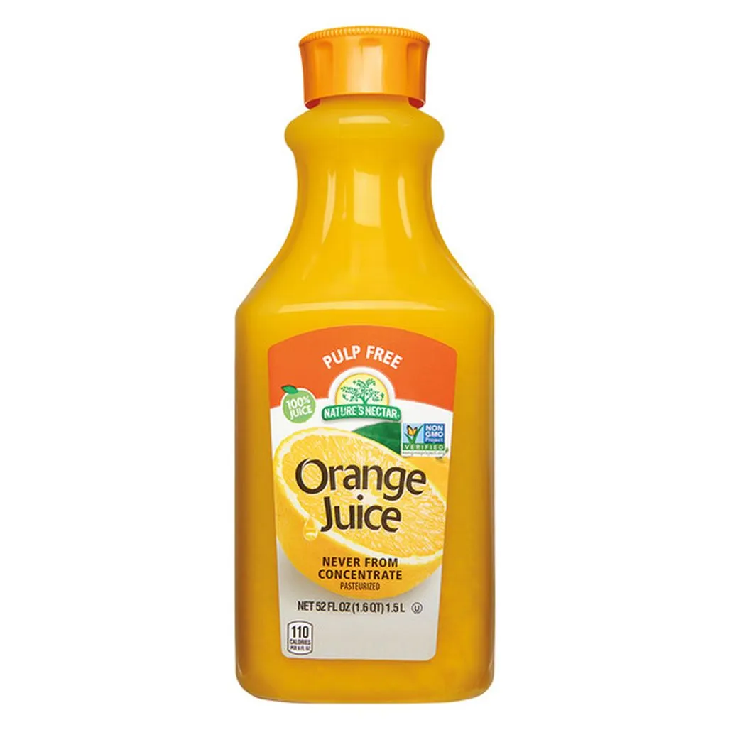 Nature's Nectar Premium Orange Juice Not From Concentrate No Pulp