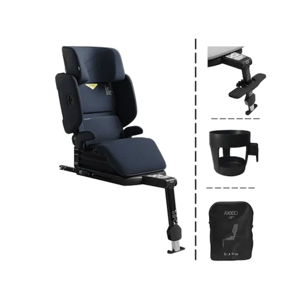 Axkid | UP Beltestol 4-12 år og Utstyrspakke | Glacier Lake Blue