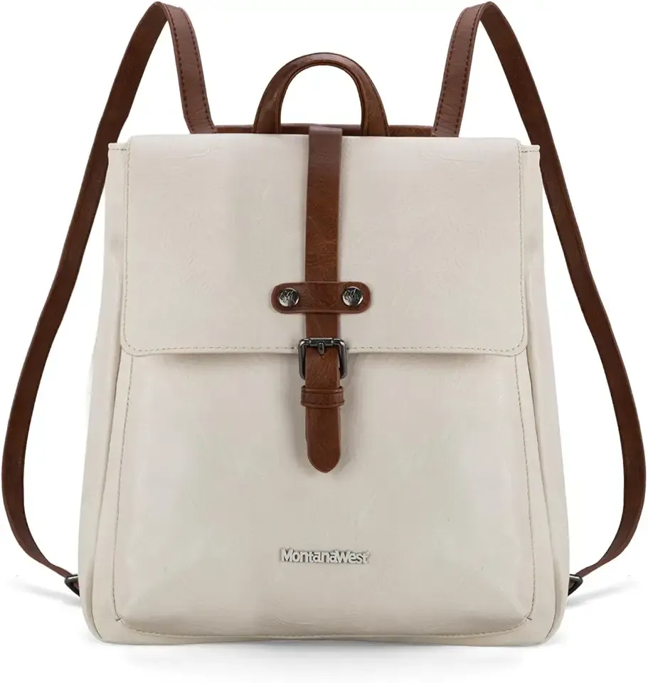 Small Casual Daypack Backpack Purse for Women Convertible Crossbody Bag for Travel Work