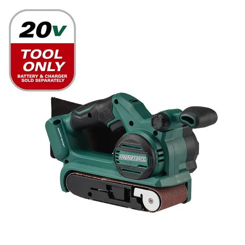 Masterforce BOOST® 20-Volt Brushless Cordless 3" x 18" Belt Sander - Tool Only
