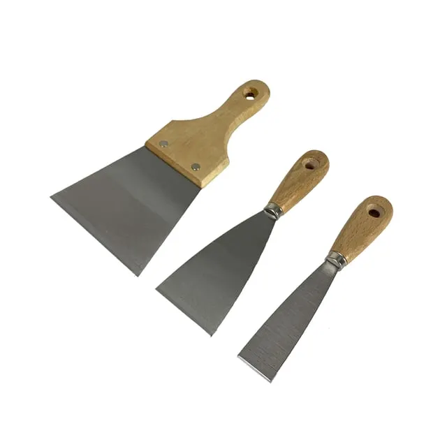 Set di spatole in acciaio per rasatura e stuccatura 3-12 cm , 3 pezzi