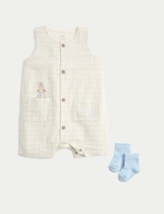 2 Piece Peter Rabbit™ Bibshort Outfit (0-24 Months)