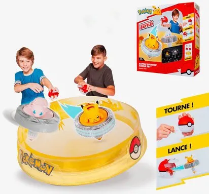 POKEMON - ARENE ET 2 SPINNERS BANDAI Ref : 41151020