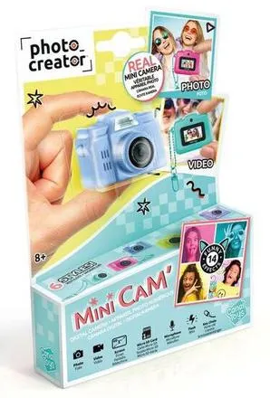 APPAREIL PHOTO NUMERIQUE MINI CAM' - RETRO CANAL TOYS Ref : 41220633