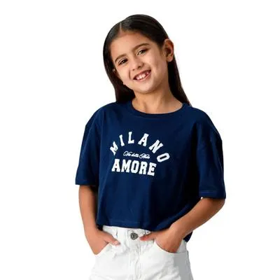 Playera Fantastic Niña con Estampado Milano