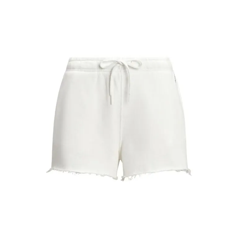 Lightweight Fleece Drawstring Short - Hvit