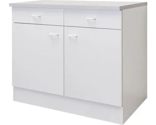 Kuchyňská skříňka spodní s dvířky Flex Well Speed/Salina šířka 100 cm bílá