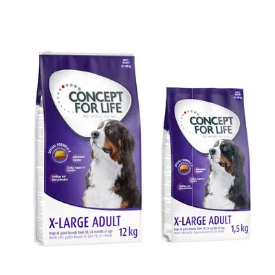 Croquettes Concept for Life pour chien 12 kg + 1,5 kg offert !