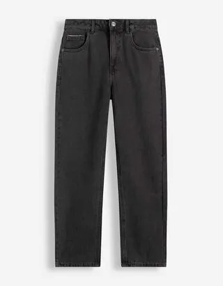Jeans - Taglio ampio - Nero