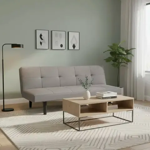 Futón Sammy Gris 170x38x68 cm