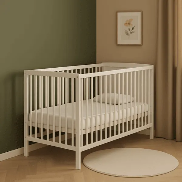Troller | Happy Sprinkelseng og Helsemadrass | Hvit 120x60 cm