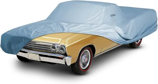 iCarCover Custom Car Cover for 1964-1967 Chevy El Camino Waterproof All Weather Rain Snow UV Sun Hail Protector for Automobiles, Automotive Full Exterior Indoor Outdoor Car Cover