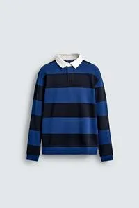 RUGBY SHIRT WITH CONTRAST COLLAR