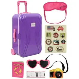 Click N\' Play 18\" Doll Travel Play Set with Accessories