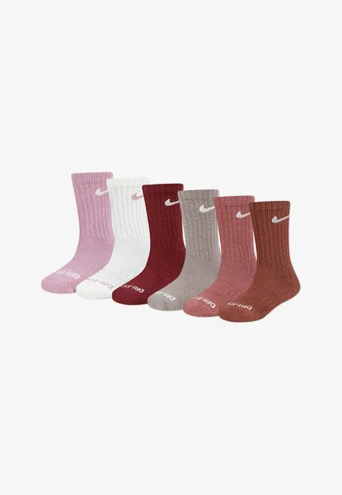 PERFORMANCE BASIC CREW 6 PACK - Sokker - elemental pink