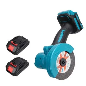 Smerigliatrice angolare a batteria da 100 mm - 2 batterie - Caricabatterie