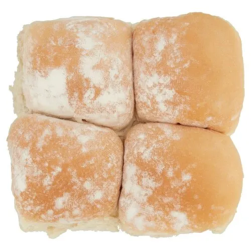 White Salad Baps (4 Piece) Open Product Description
