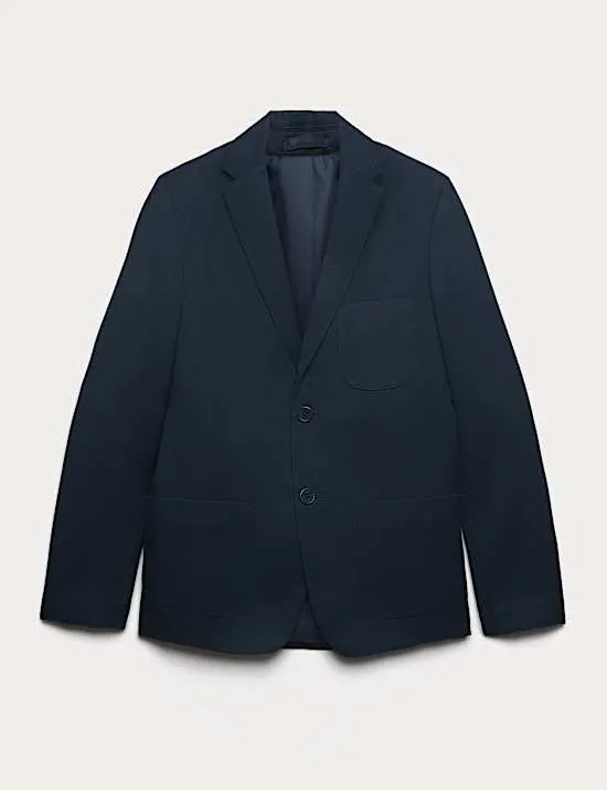 Regular Fit Schulblazer aus reiner Baumwolle für größere Jungen (9–18 J.)