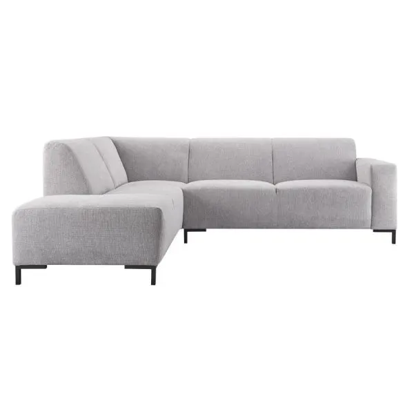 Hoekbank links Alpa pocket HR zitting grijs