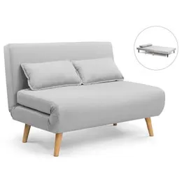 Ovela Jepson 2 Seater Sofa Bed (Light Grey)