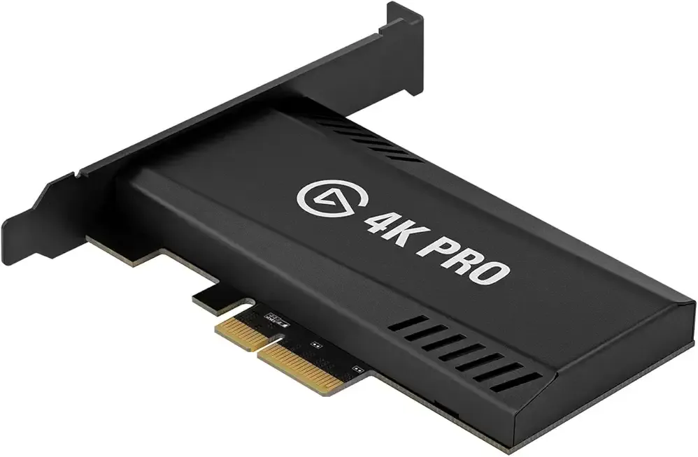 Elgato 4K Pro, Internal Capture Card: 8K60 Passthrough/4K60 HDR10 with Ultra-Low Latency on PS5 Pro, Xbox Series S, Nintendo Switch 2, for Streaming & Recording, Works with PC and Dual PC Setups